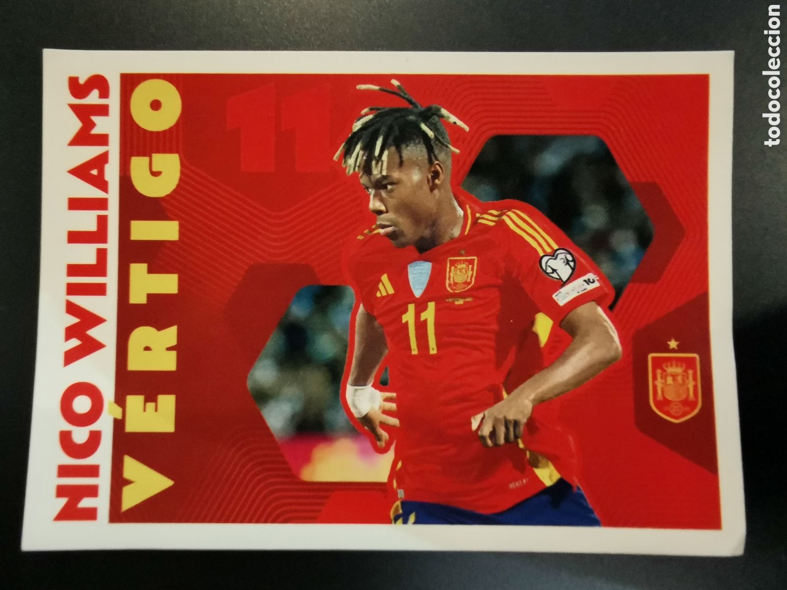 Cartes &agrave; collectionner de Football: Cromo 72 - Nico Williams - Espa&ntilde;a Selecci&oacute;n Mundial Carrefour 2026 Panini