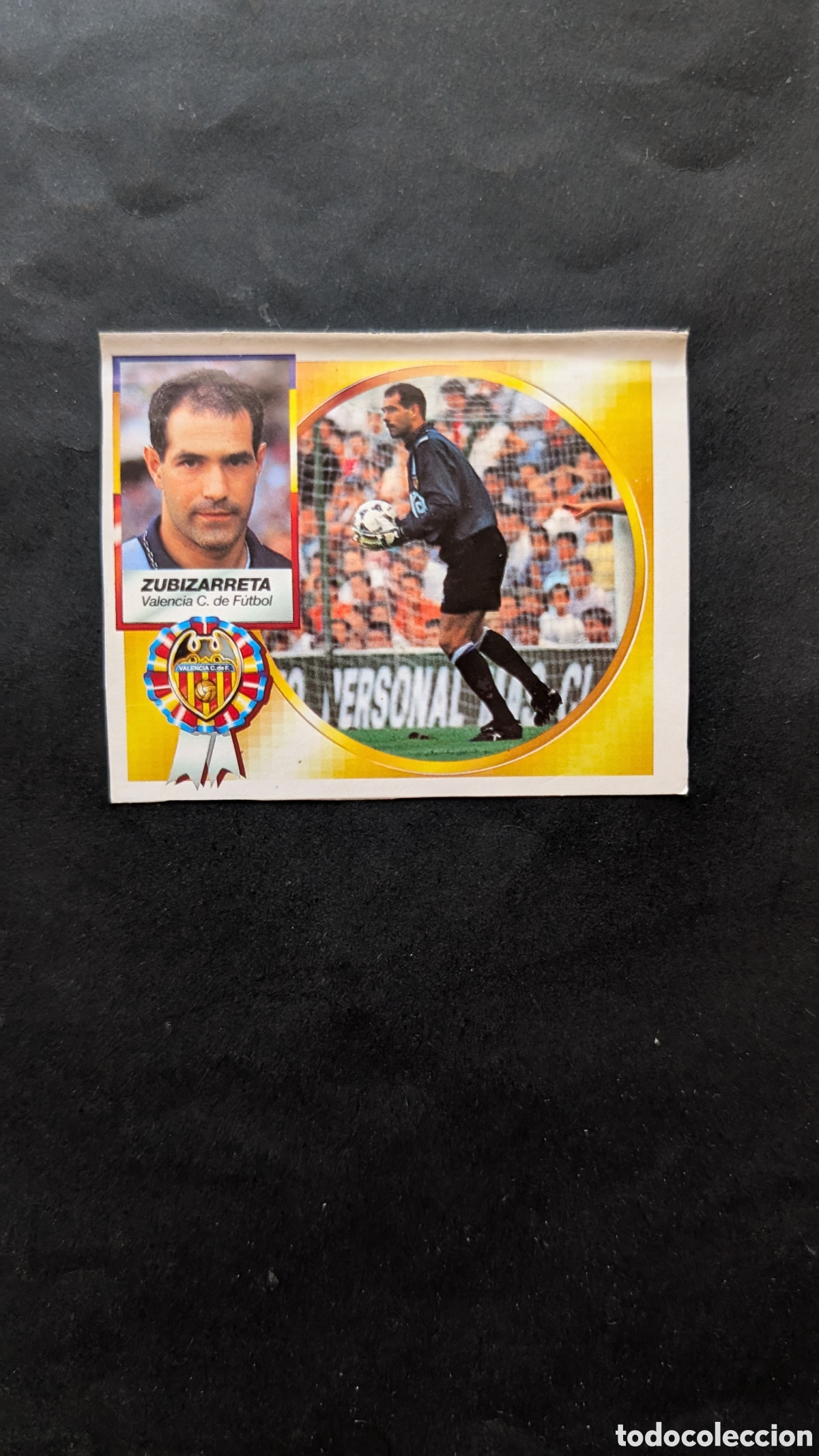 Cromos de f&uacute;tbol: ZUBIZARRETA VALENCIA VERSION LIGA ESTE 1994/95 94 95 RECORTADO