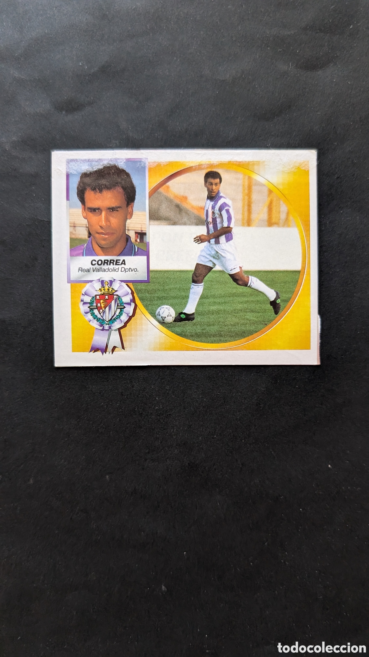 Cromos de f&uacute;tbol: CORREA VALLADOLID BAJA LIGA ESTE 1994/95 94 95 RECORTADO