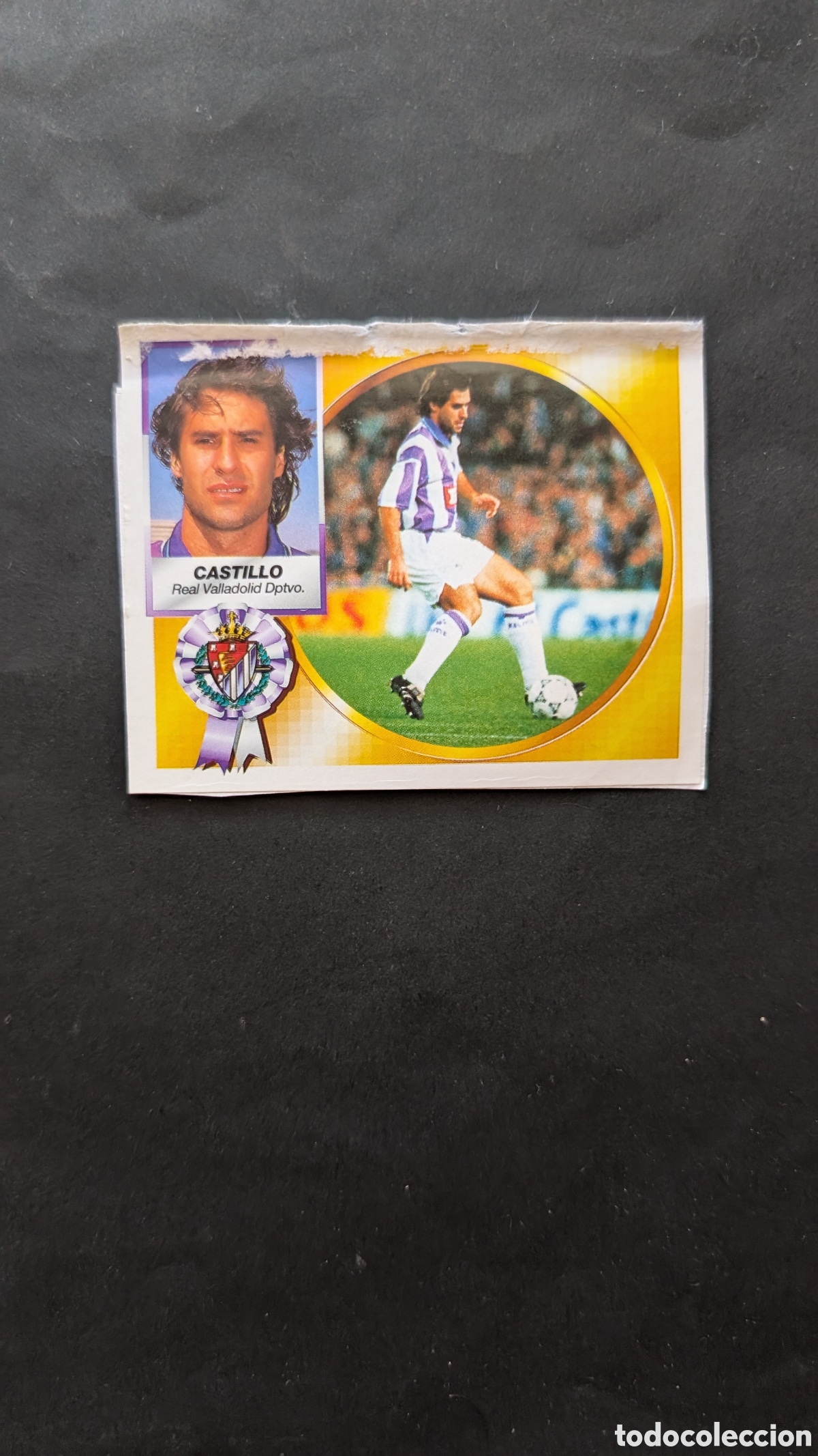 Cromos de f&uacute;tbol: CASTILLO VALLADOLID BAJA LIGA ESTE 1994/95 94 95 RECORTADO