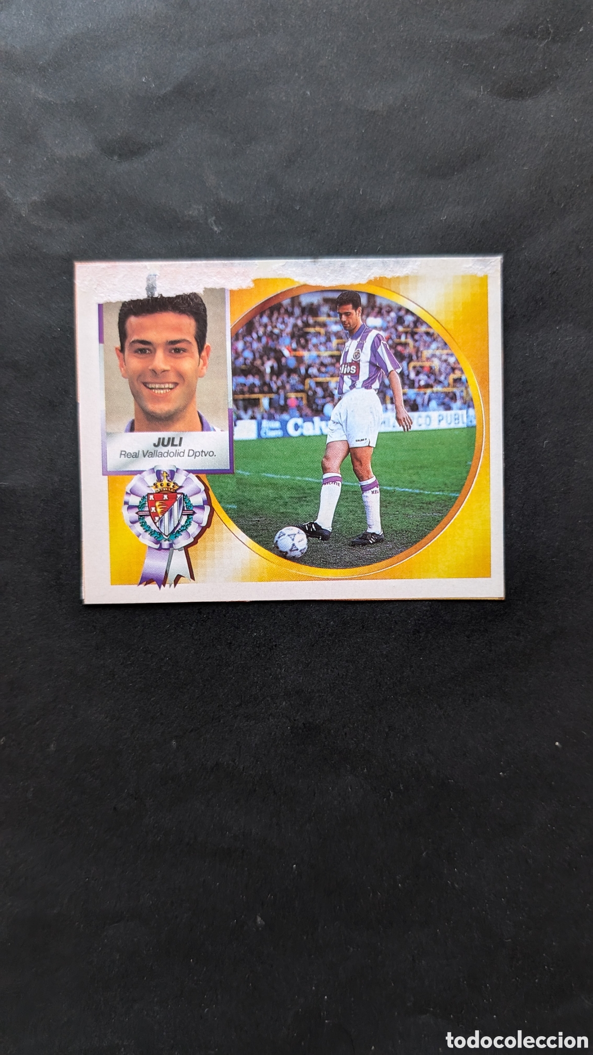 Cromos de f&uacute;tbol: JULI VALLADOLID BAJA LIGA ESTE 1994/95 94 95 RECORTADO