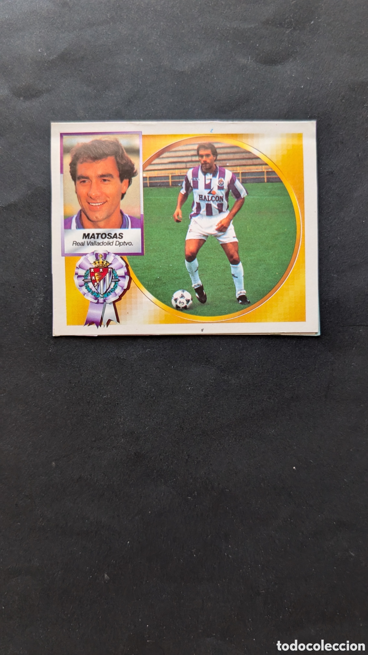 Cromos de f&uacute;tbol: MATOSAS LAS DOS VERSIONES VALLADOLID LIGA ESTE 1994/95 94 95 RECORTADO