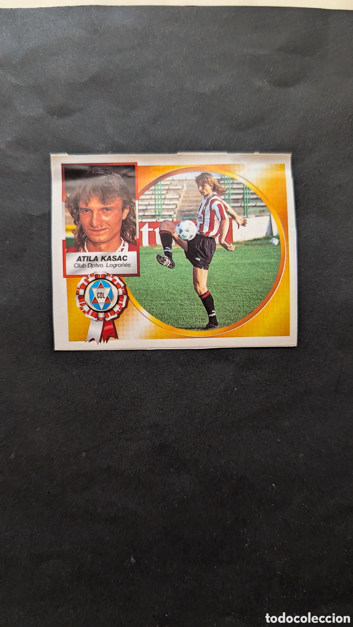 Cromos de f&uacute;tbol: ATILA KASAC LOGRO&Ntilde;ES VERSI&Oacute;N COLOCA LIGA ESTE 1994/95 94 95 RECORTADO