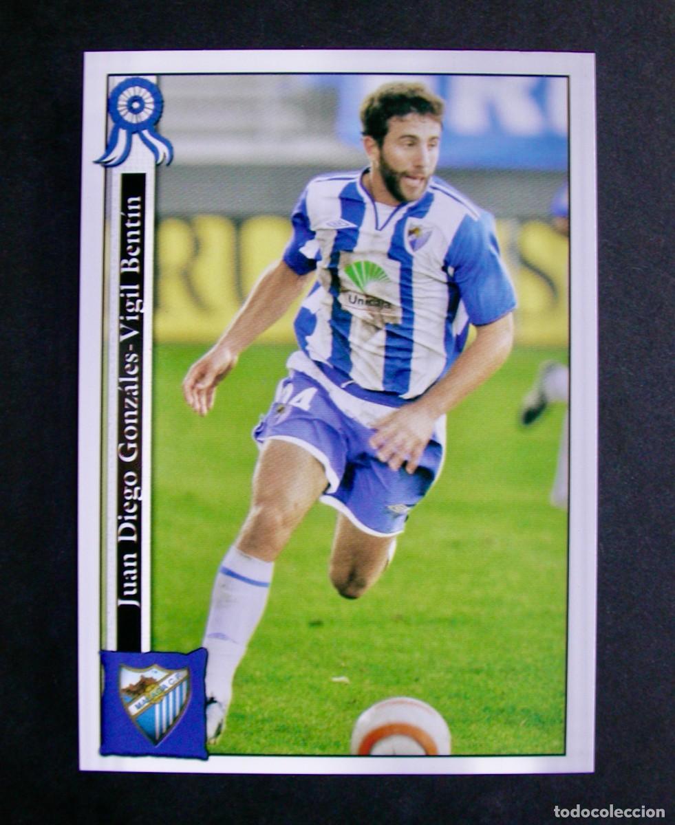 Cromos de f&uacute;tbol: 972 GONZ&Aacute;LES-VIGIL M&Aacute;LAGA B / FICHAS DE LA LIGA 2005 2006 05 06 / MUNDICROMO