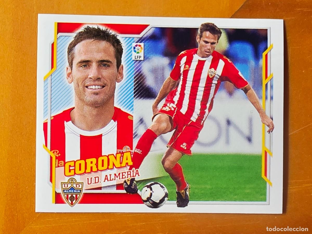 Cromos de f&uacute;tbol: 11 Corona, UD Almer&iacute;a, Panini Ediciones Liga Este 2010 2011 10 11 sin pegar