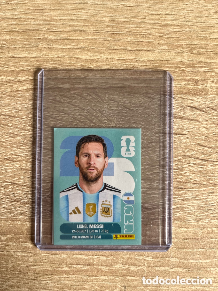 Cromos de f&uacute;tbol: 17 LIONEL MESSI ARG17 FIFA WORLD CUP STICKER FIGURITA ESTAMPITA MUNDIAL 2026 26