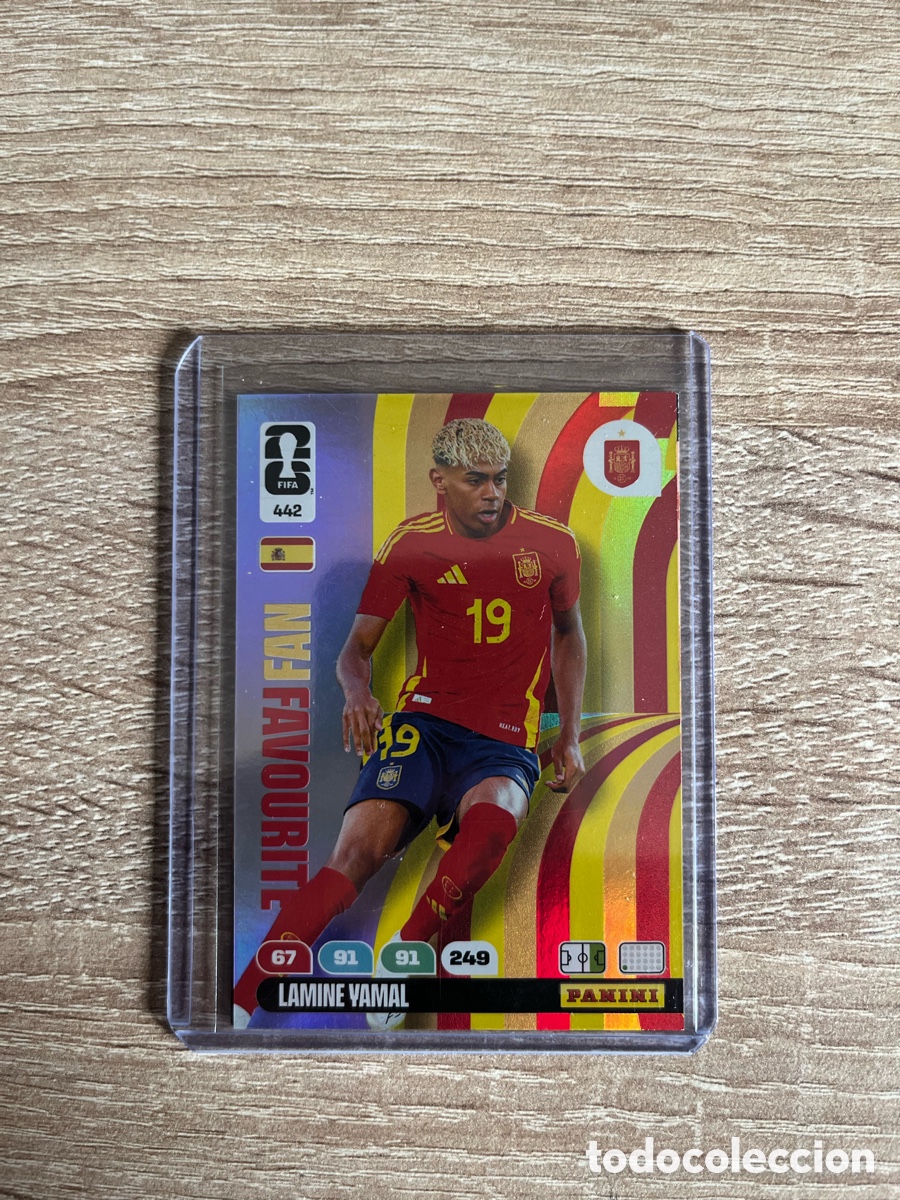 Cromos de f&uacute;tbol: 442 LAMINE YAMAL FAN FAVOURITE ADRENALYN FIFA WORLD CUP MUNDIAL 2026 26 ESPA&Ntilde;A