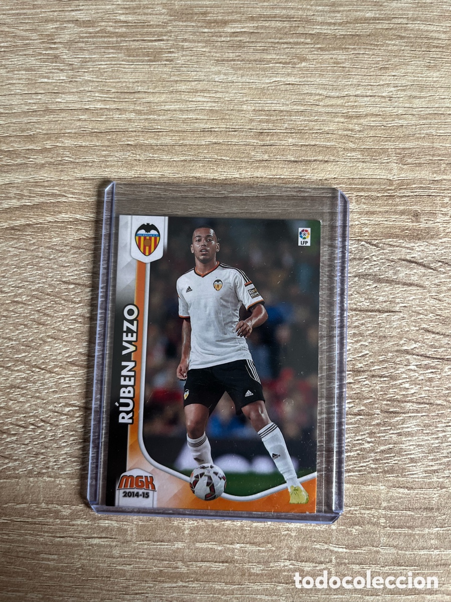 Cromos de f&uacute;tbol: 329 BIS RUB&Eacute;N VEZO NUEVA FICHA MEGACRACKS MGK 2014 2015 14 15 VALENCIA CF