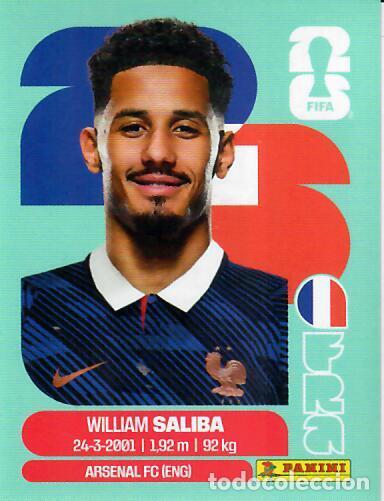 Cromos de f&uacute;tbol: CROMO PANINI MUNDIAL WORLD CUP 2026 - FRA4 FRA 4 - SALIBA - FRANCIA