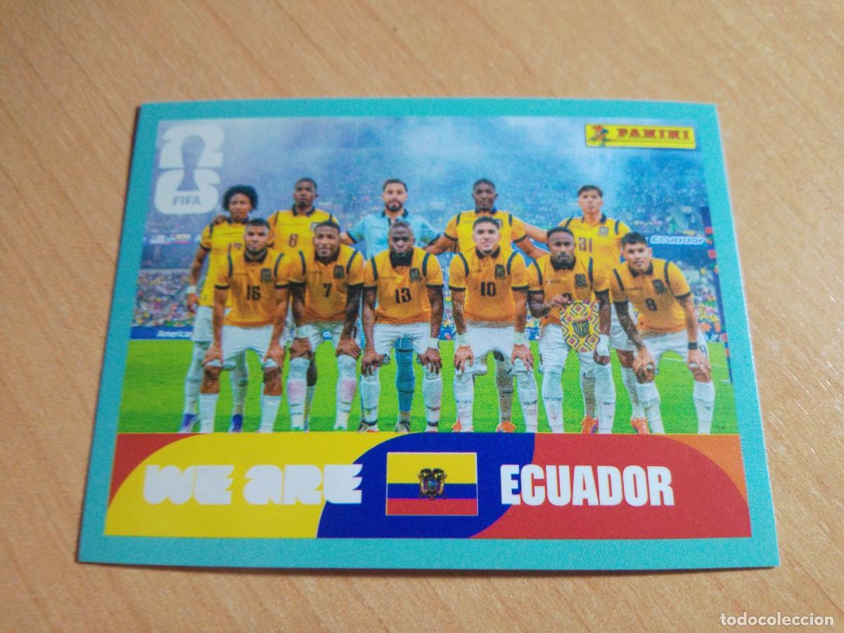 Cromos de f&uacute;tbol: SELECCI&Oacute;N DE ECUADOR ECU 13 MUNDIAL FIFA WORLD CUP 2026 26 PANINI STICKERS NUEVO