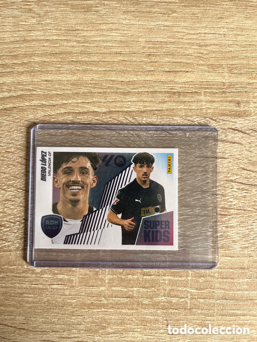 Cromos de f&uacute;tbol: 7 DIEGO L&Oacute;PEZ S&Uacute;PER KIDS LIGA ESTE EDICIONES ESTE 2025 2026 25 26 VALENCIA CF