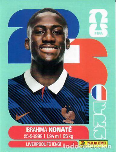 Cromos de f&uacute;tbol: CROMO PANINI MUNDIAL WORLD CUP 2026 - FRA6 FRA 6 - KONAT&Eacute; - FRANCIA