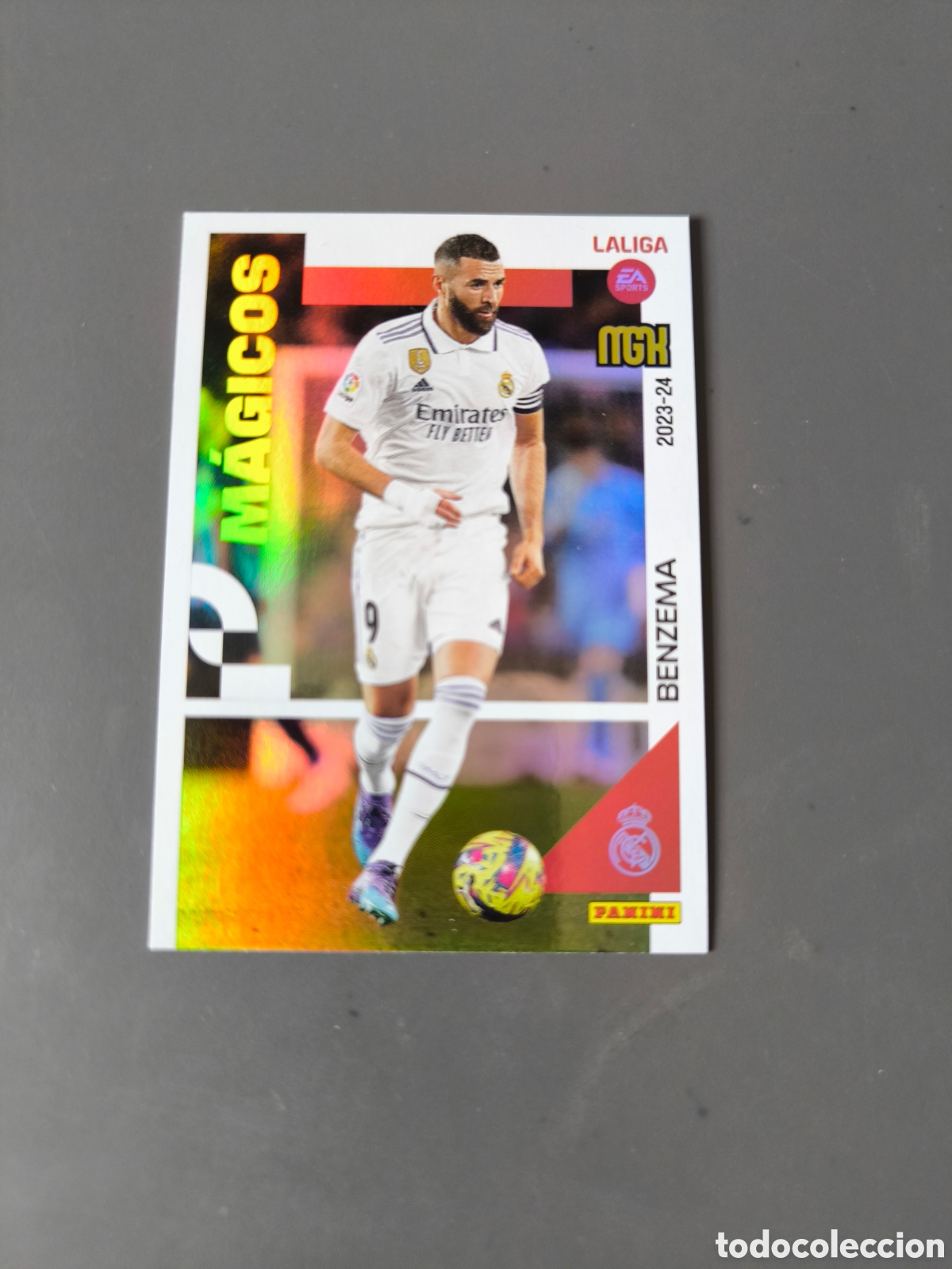 Cromos de f&uacute;tbol: BENZEMA 433 M&aacute;gicos Real Madrid Megacracks MGK 23 24