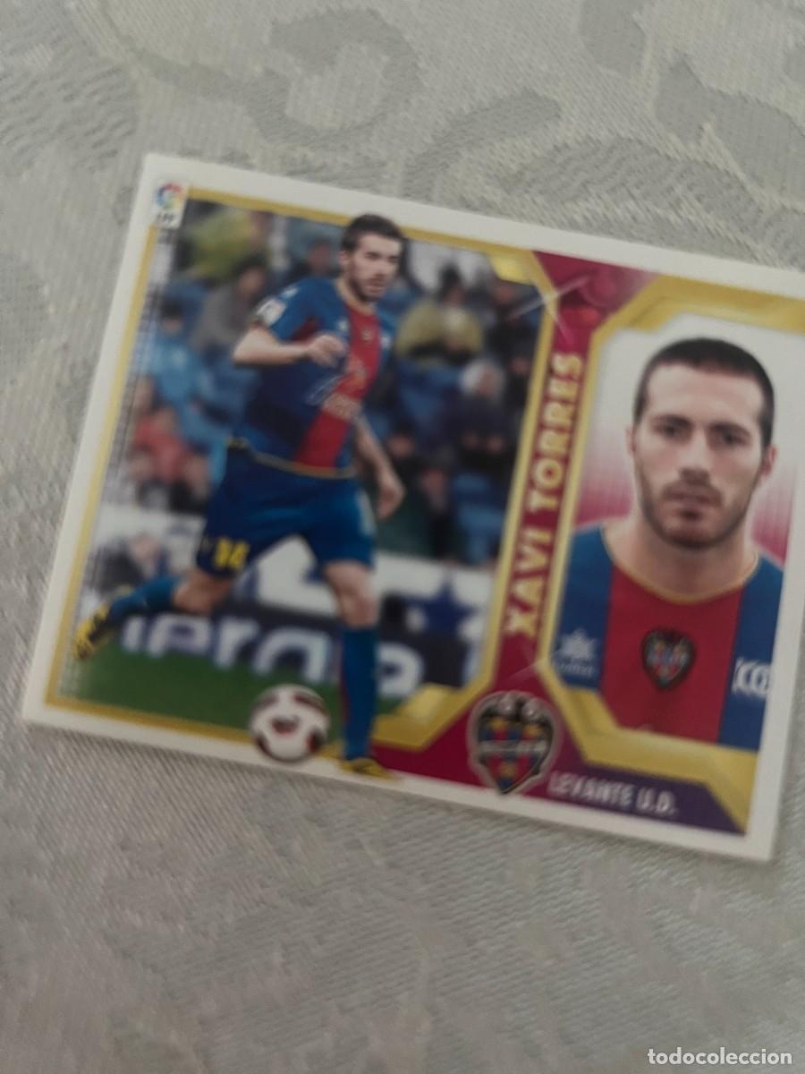 Cromos de f&uacute;tbol: XAVI TORRES LEVANTE COLOCA SIN PEGAR ALBUM ESTE LIGA 2011 - 2012