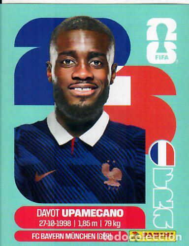 Cromos de f&uacute;tbol: CROMO PANINI MUNDIAL WORLD CUP 2026 - FRA7 FRA 7 - UPAMECANO - FRANCIA