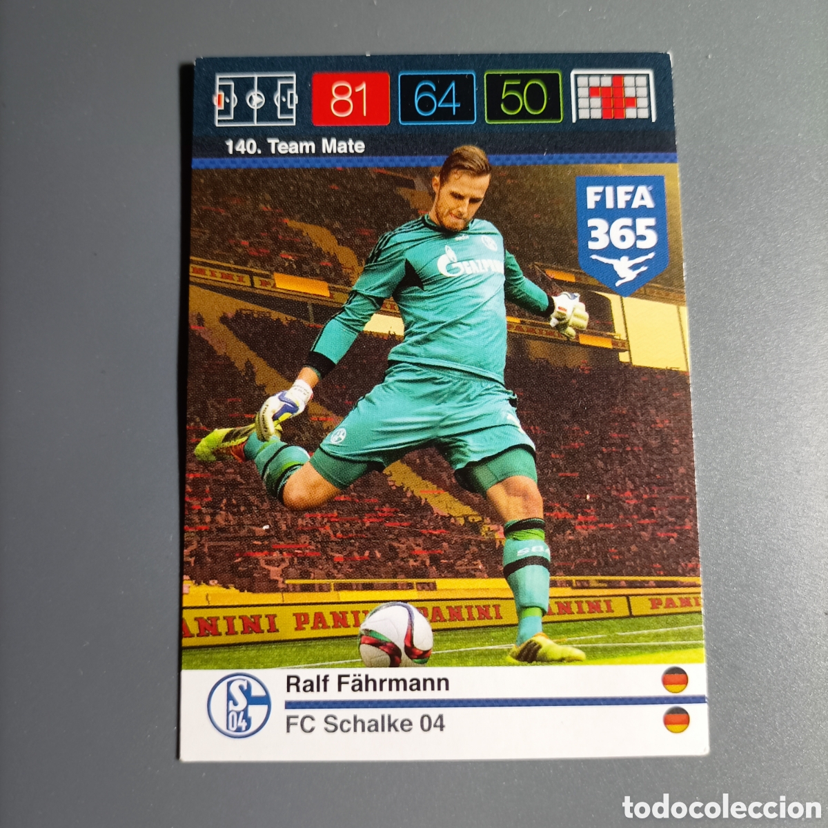 Cromos de f&uacute;tbol: CARD ADRENALYN XL FIFA 365 PANINI 2016 (FC SCHALKE 04) №140 RALF F&Auml;HRMANN