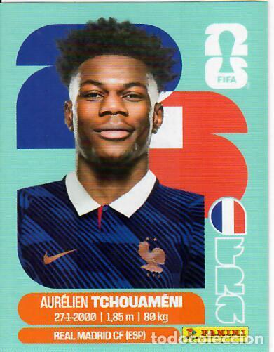 Cromos de f&uacute;tbol: CROMO PANINI MUNDIAL WORLD CUP 2026 - FRA9 FRA 9 - TCHOUAM&Eacute;NI - FRANCIA