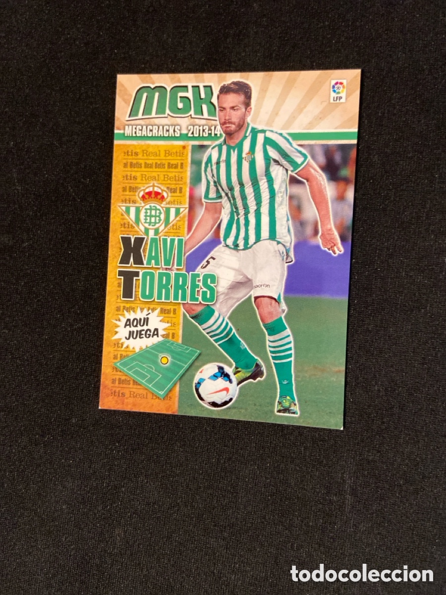 Cromos de f&uacute;tbol: XAVI TORRES 479 NUEVO FICHAJE (BETIS)