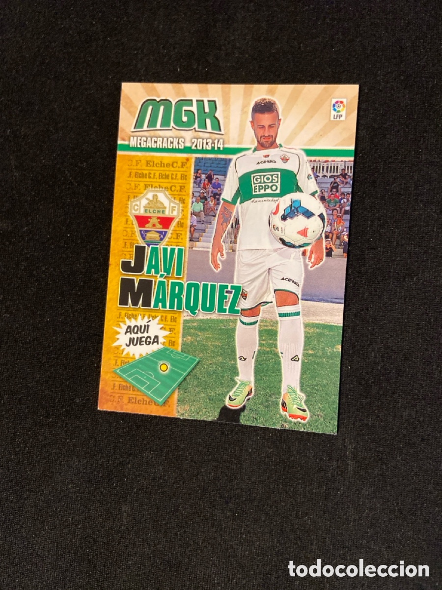 Cromos de f&uacute;tbol: JAVI MARQUEZ 482 NUEVO FICHAJE (ELCHE)