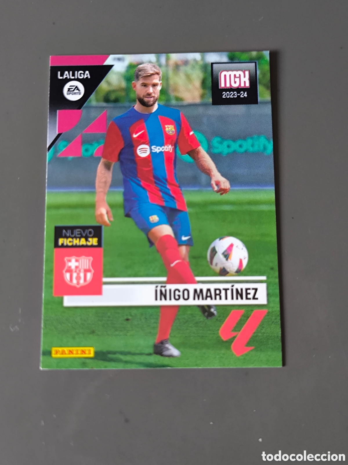 Cromos de f&uacute;tbol: I&Ntilde;IGO MART&Iacute;NEZ 451 Fichaje FC Barcelona Megacracks MGK 23 24