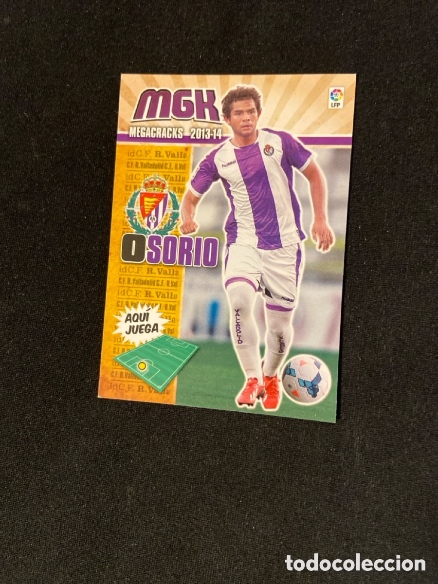 Cromos de f&uacute;tbol: OSORIO 484 NUEVO FICHAJE (VALLADOLID)