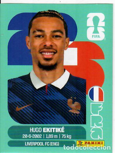 Cromos de f&uacute;tbol: CROMO PANINI MUNDIAL WORLD CUP 2026 - FRA19 FRA 19 - EKITIK&Eacute; - FRANCIA