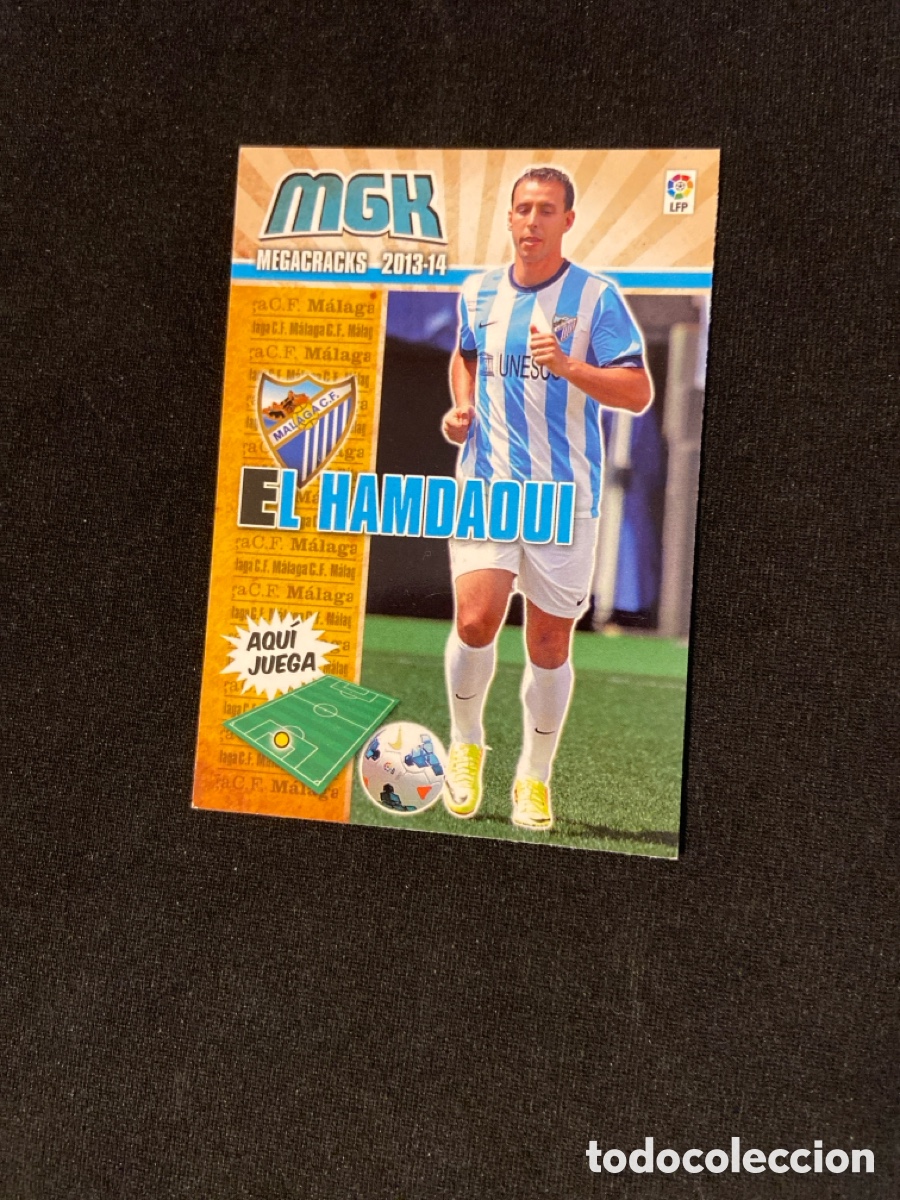 Cromos de f&uacute;tbol: EL HAMDAOUI 486 NUEVO FICHAJE (M&Aacute;LAGA)