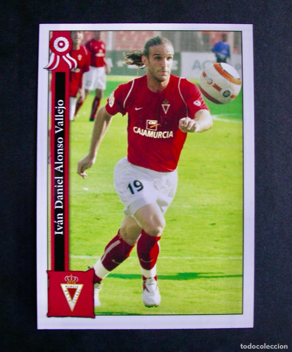 Cromos de f&uacute;tbol: 880 IV&Aacute;N ALONSO REAL MURCIA / FICHAS DE LA LIGA 2005 2006 05 06 / MUNDICROMO