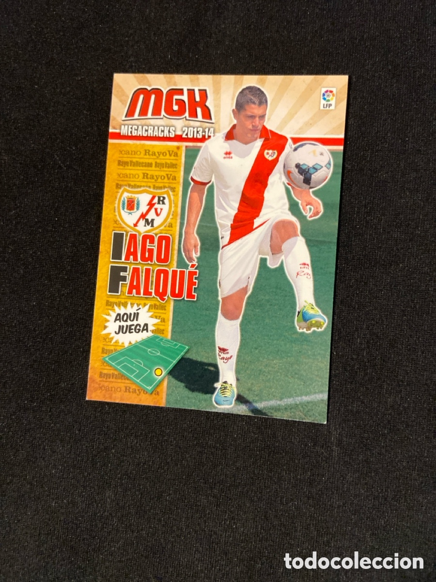 Cromos de f&uacute;tbol: IAGO FALQUE 487 NUEVO FICHAJE (RAYO VALLECANO)