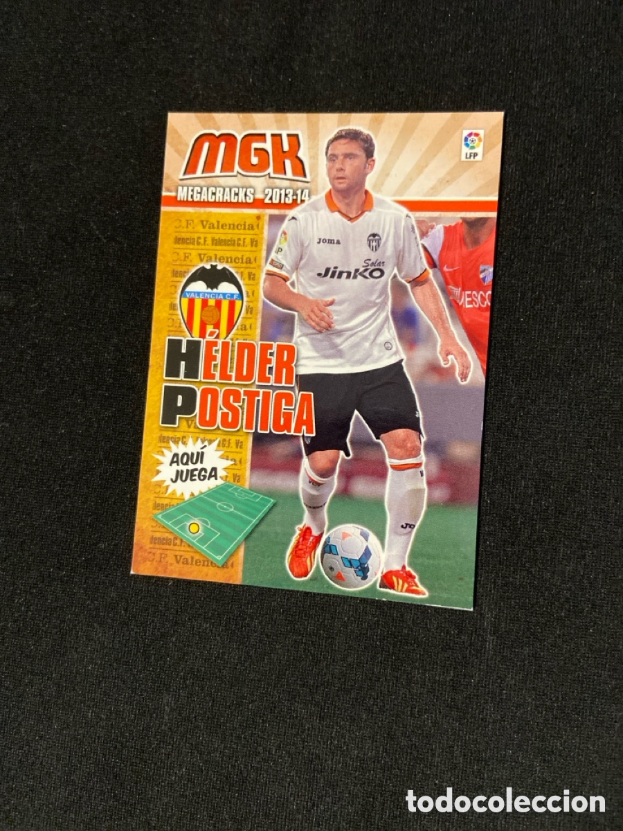 Cromos de f&uacute;tbol: HELDER POSTIGA 491 NUEVO FICHAJE (VALENCIA)