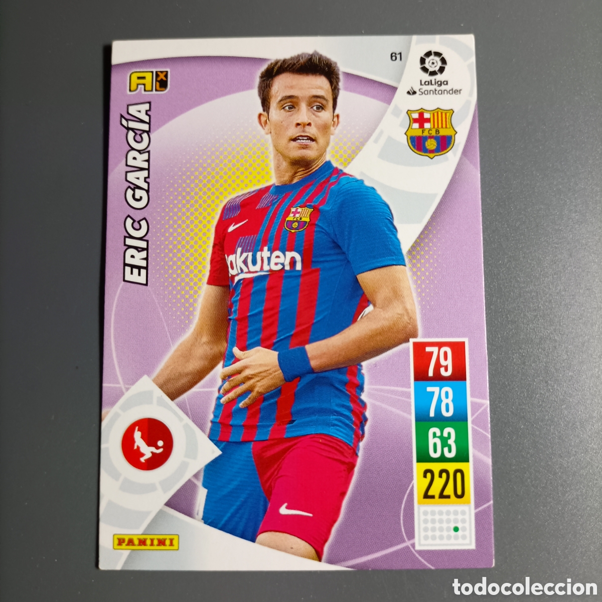 Cromos de f&uacute;tbol: ADRENALYN. LIGA 2021-2022 (FC BARCELONA) №61 ERIC GARC&Iacute;A