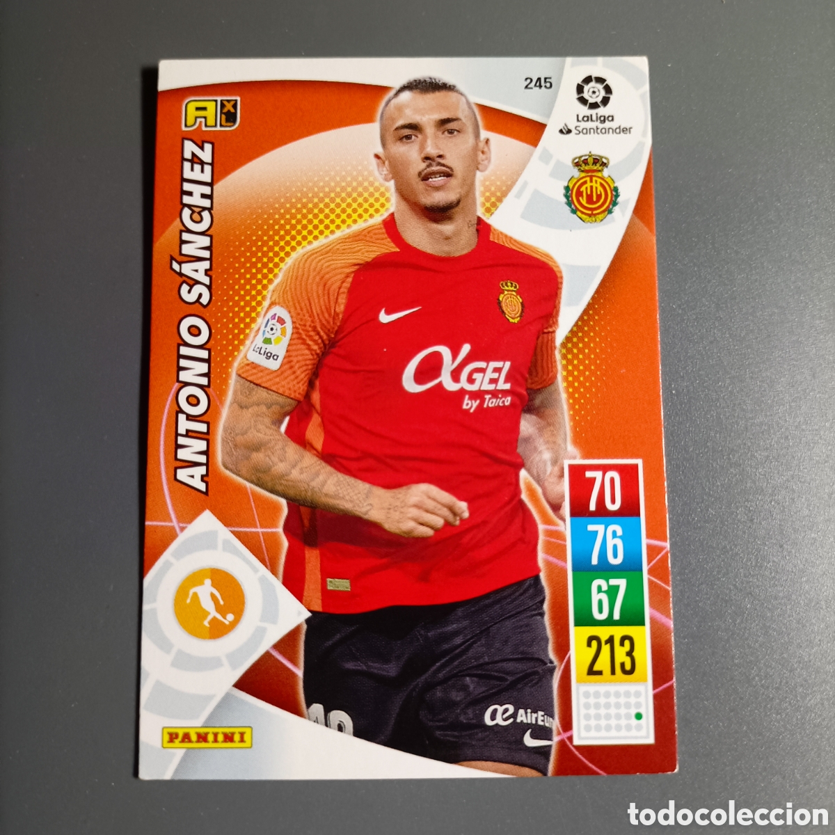 Cromos de f&uacute;tbol: ADRENALYN. LIGA 2021-2022 (MALLORCA) №245 ANTONIO S&Aacute;NCHEZ