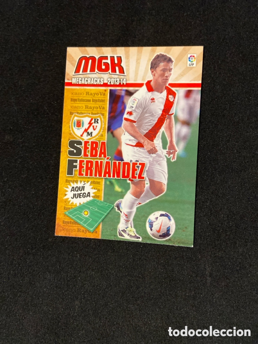 Cromos de f&uacute;tbol: SEBA FERNANDEZ 492 NUEVO FICHAJE (RAYO VALLECANO)