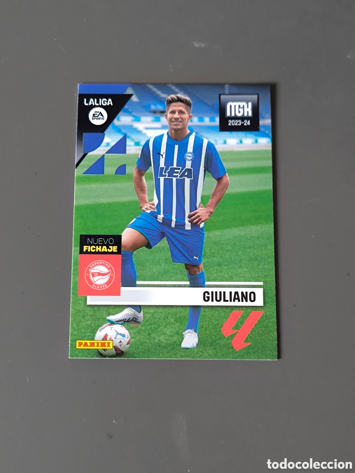 Cromos de f&uacute;tbol: GIULIANO 472 Fichaje Alav&eacute;s Megacracks MGK 23 24