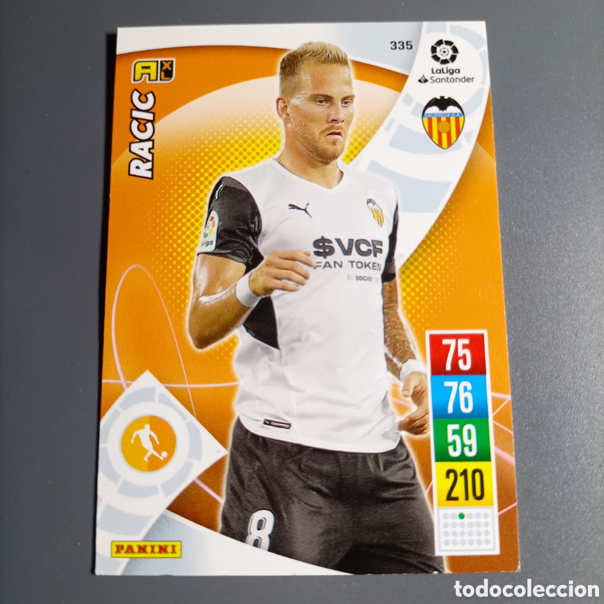 Cromos de f&uacute;tbol: ADRENALYN. LIGA 2021-2022 (VALENCIA) №335 RACIC
