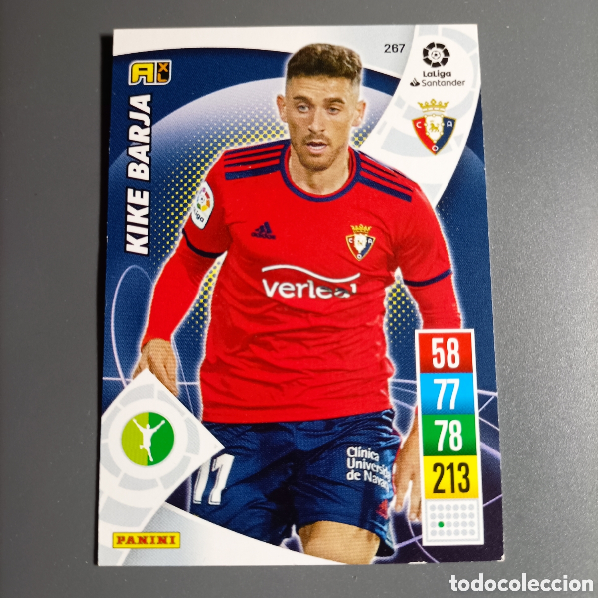 Cromos de f&uacute;tbol: ADRENALYN. LIGA 2021-2022 (OSASUNA) №267 KIKE BARJA
