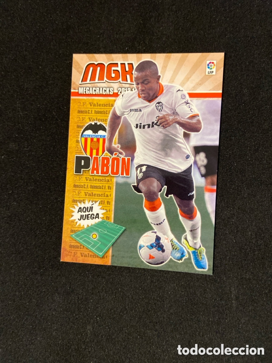 Cromos de f&uacute;tbol: PABON 497 NUEVO FICHAJE (VALENCIA)