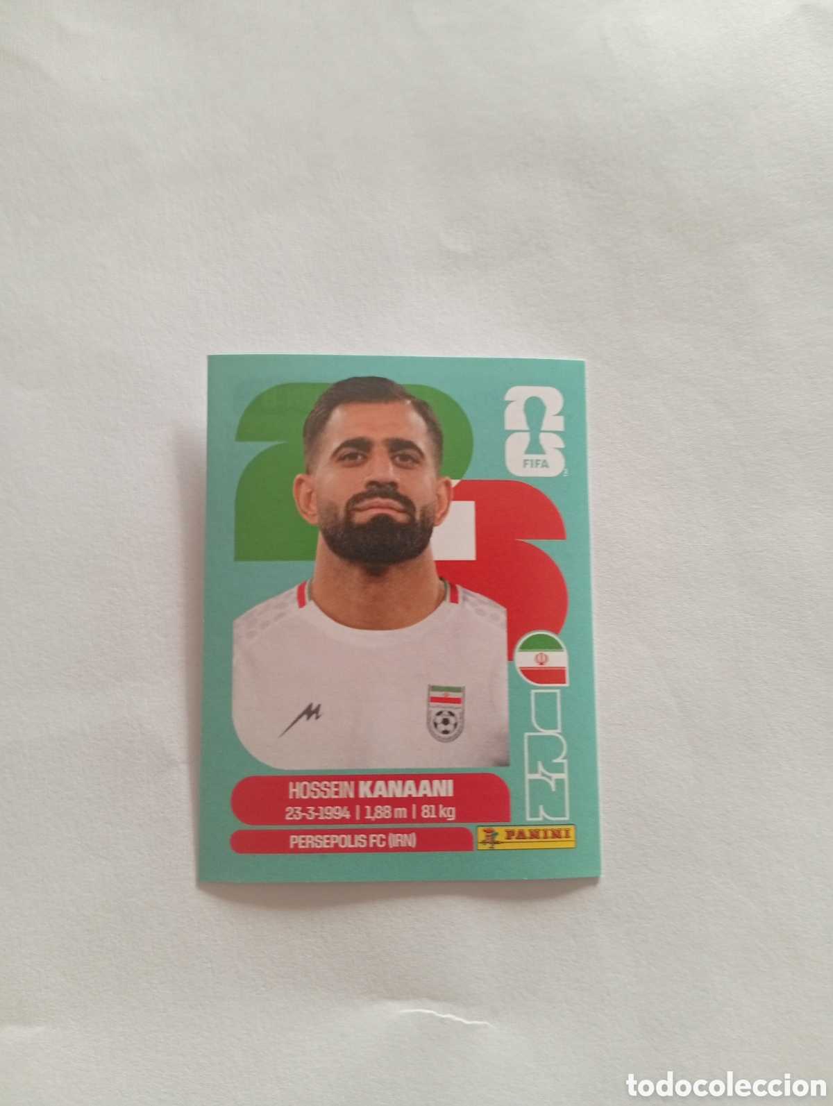 Cromos de f&uacute;tbol: IRN 8 World Cup 26 Panini