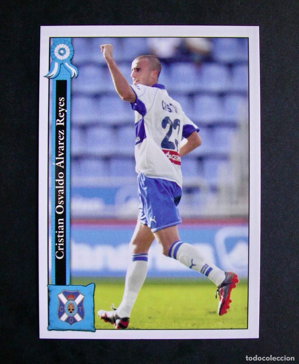 Cromos de f&uacute;tbol: 838 CRISTIAN &Aacute;LVAREZ TENERIFE / FICHAS DE LA LIGA 2005 2006 05 06 / MUNDICROMO