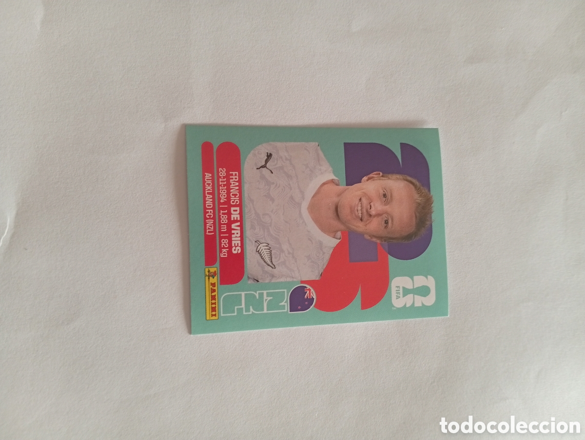Cromos de f&uacute;tbol: NZL 8 World Cup 26 Panini