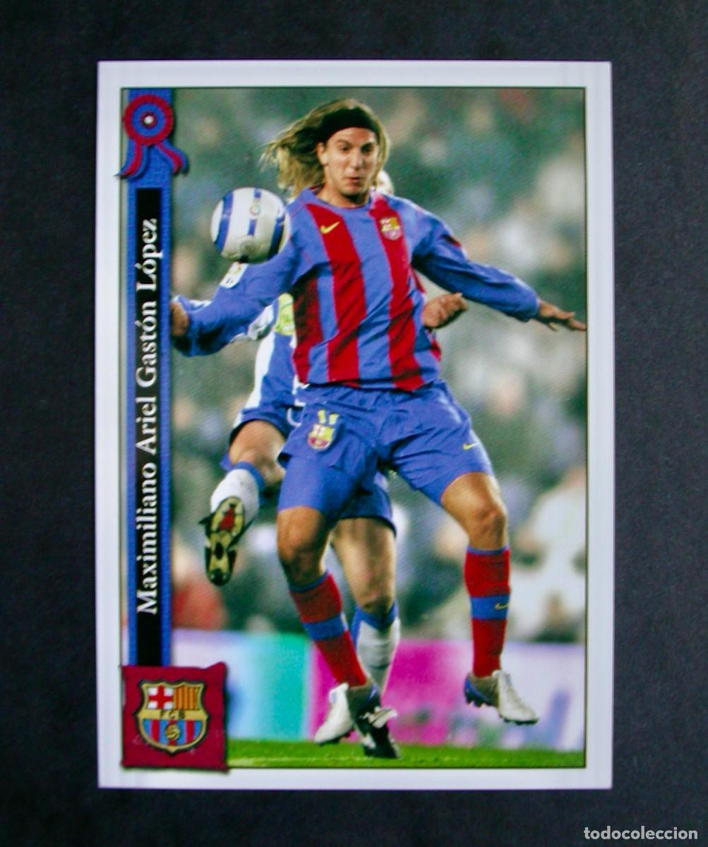 Cromos de f&uacute;tbol: 604 MAXI L&Oacute;PEZ / FICHAS DE LA LIGA 2005 2006 05 06 / MUNDICROMO