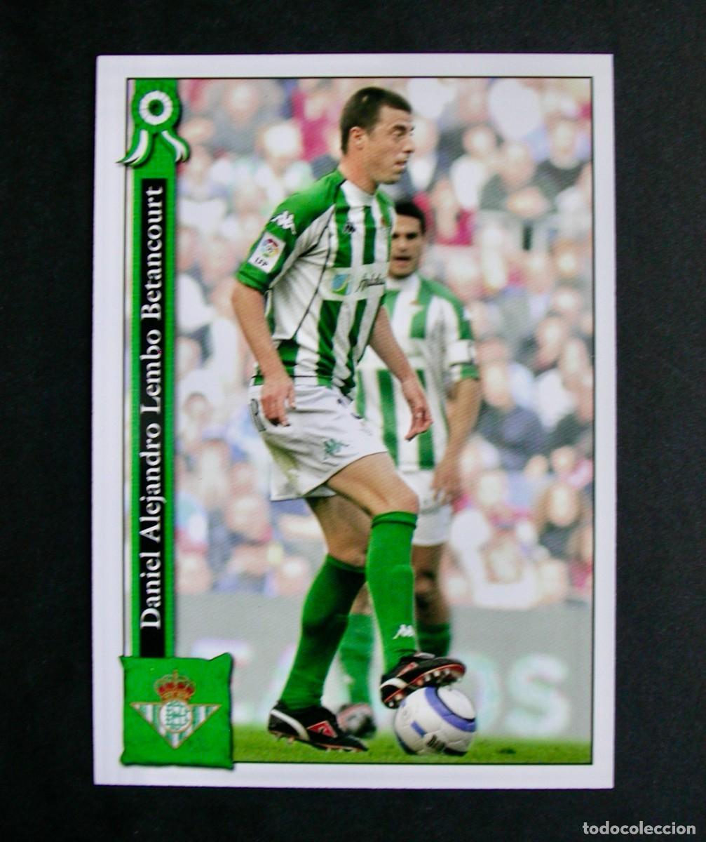 Cromos de f&uacute;tbol: 622 LEMBO / FICHAS DE LA LIGA 2005 2006 05 06 / MUNDICROMO