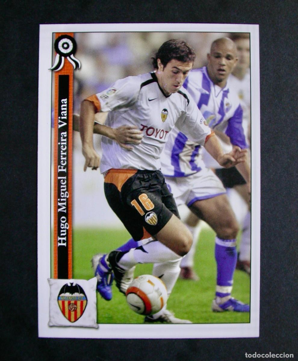 Cromos de f&uacute;tbol: 662 HUGO VIANA / FICHAS DE LA LIGA 2005 2006 05 06 / MUNDICROMO