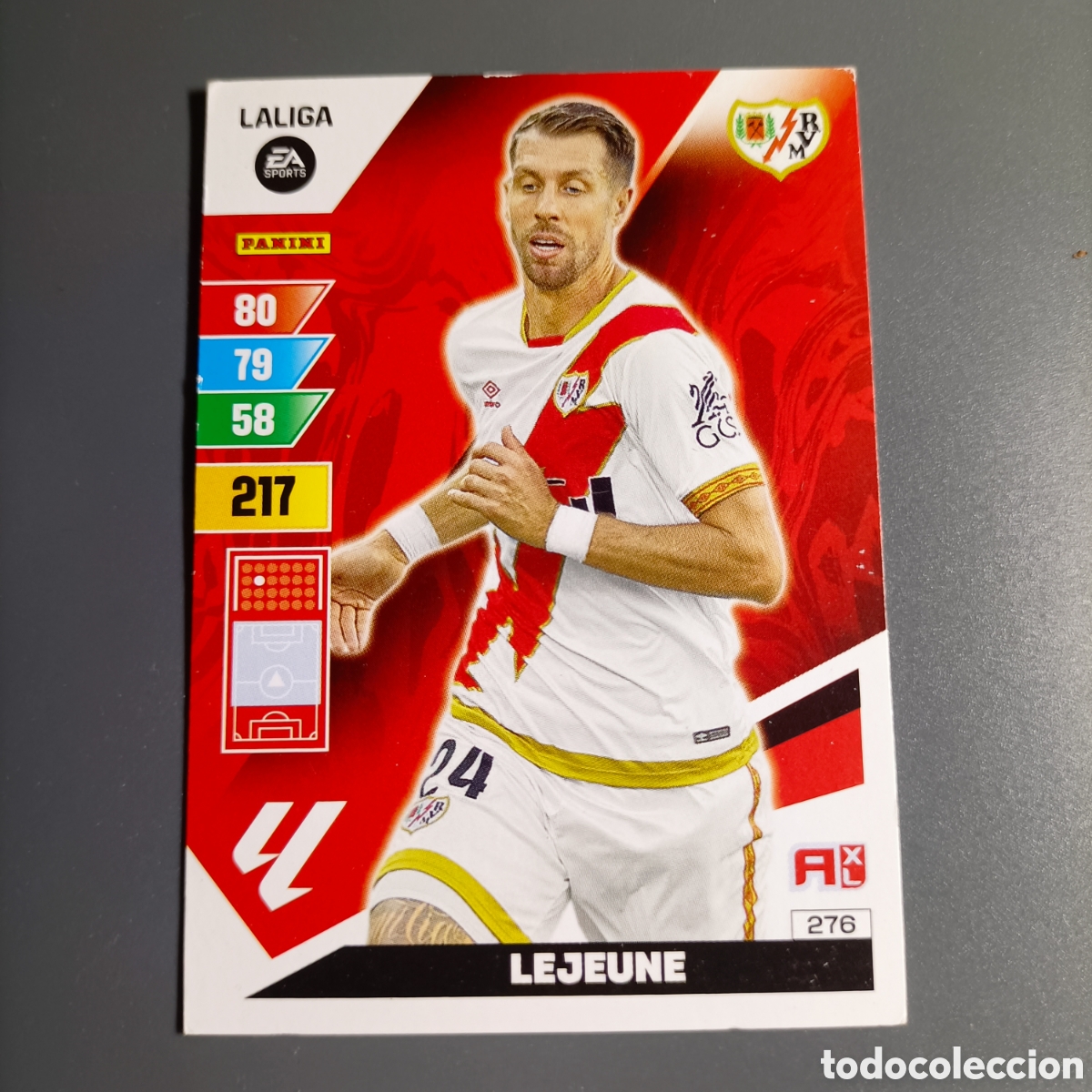 Cromos de f&uacute;tbol: ADRENALYN. LIGA 2023-2024 (RAYO) №276 LEJEUNE