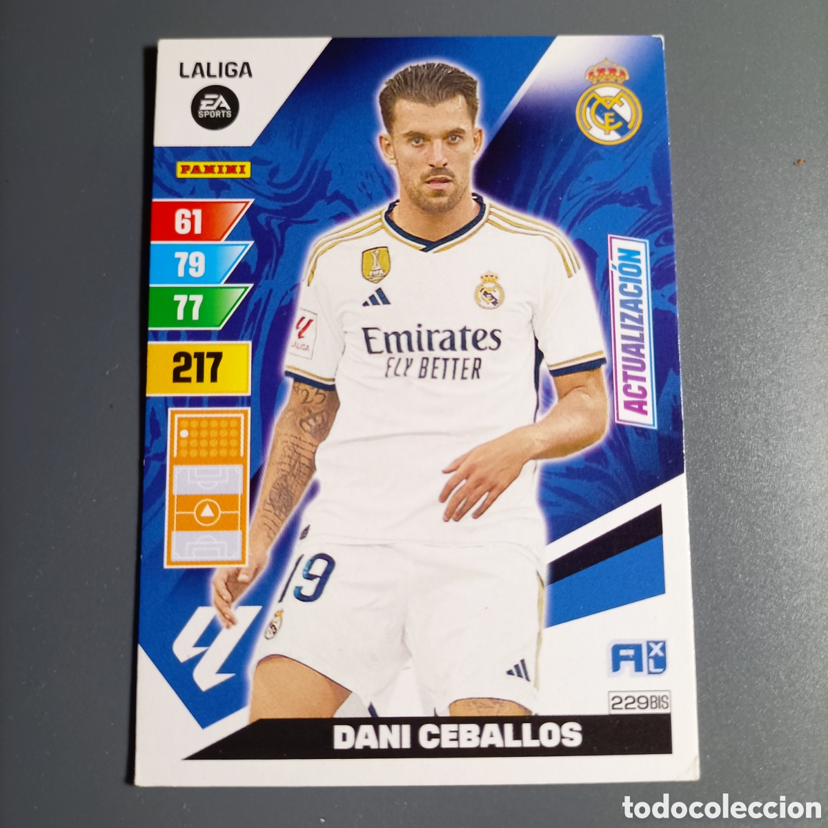 Cromos de f&uacute;tbol: ADRENALYN. LIGA 2023-2024 (REAL MADRID) №229 BIS. DANI CEBALLOS / ACTUALIZACI&Oacute;N
