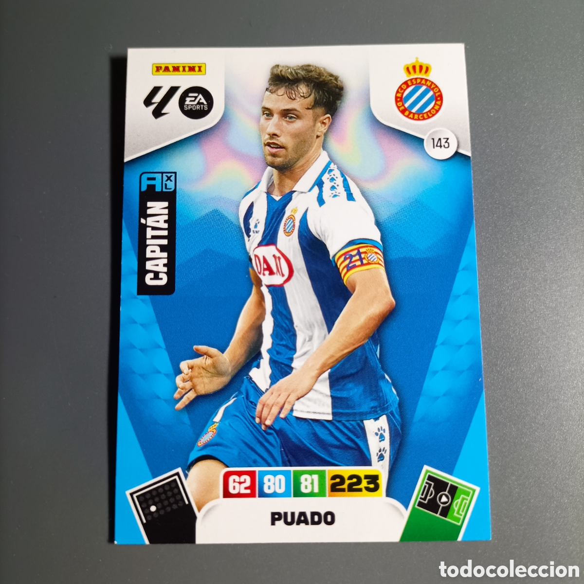 Cromos de f&uacute;tbol: ADRENALYN. LIGA 2025-2026 (ESPANYOL) №143 PUADO