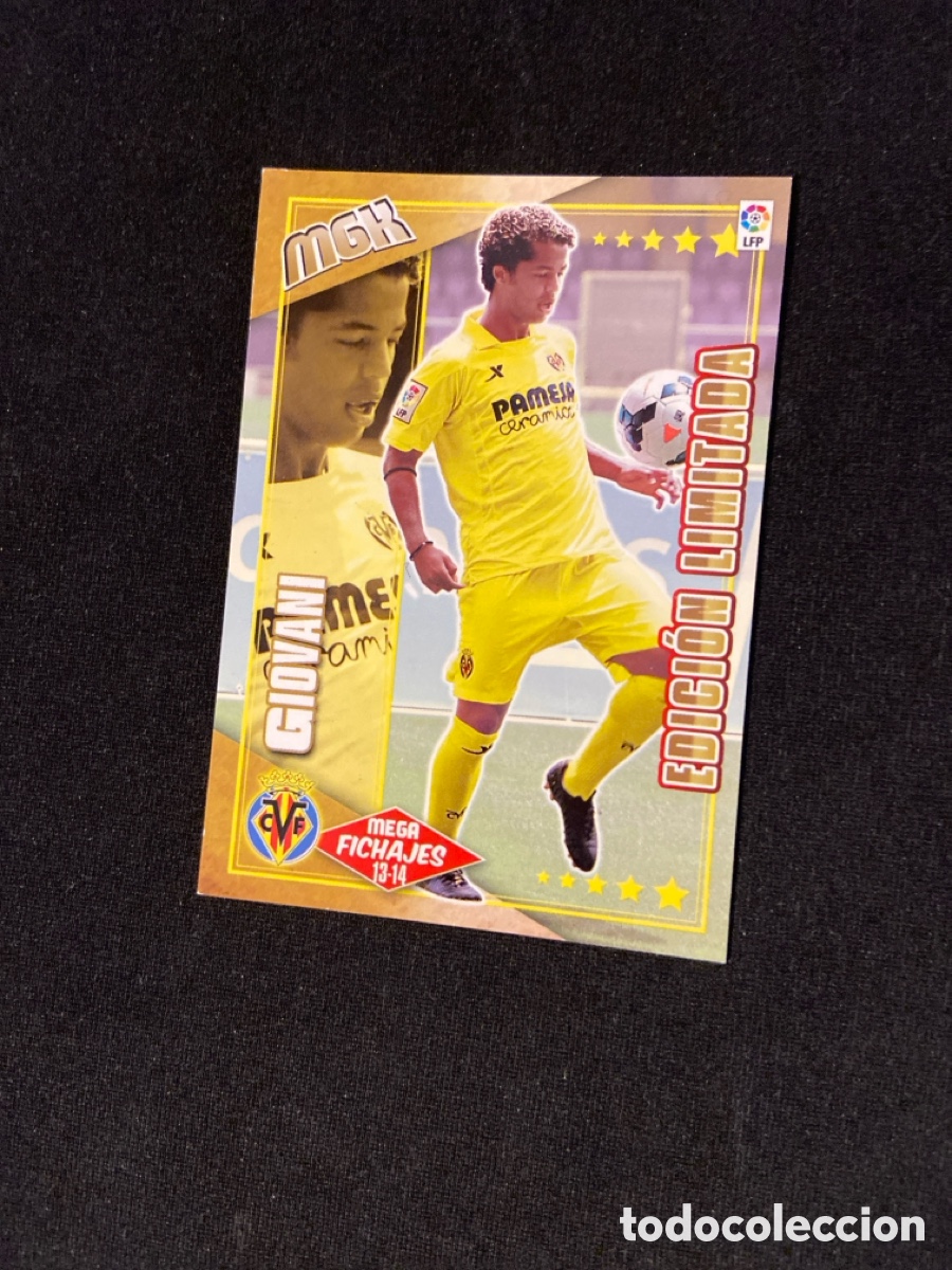 Cromos de f&uacute;tbol: GIOVANI 509 EDICION LIMITADA (VILLARREAL)