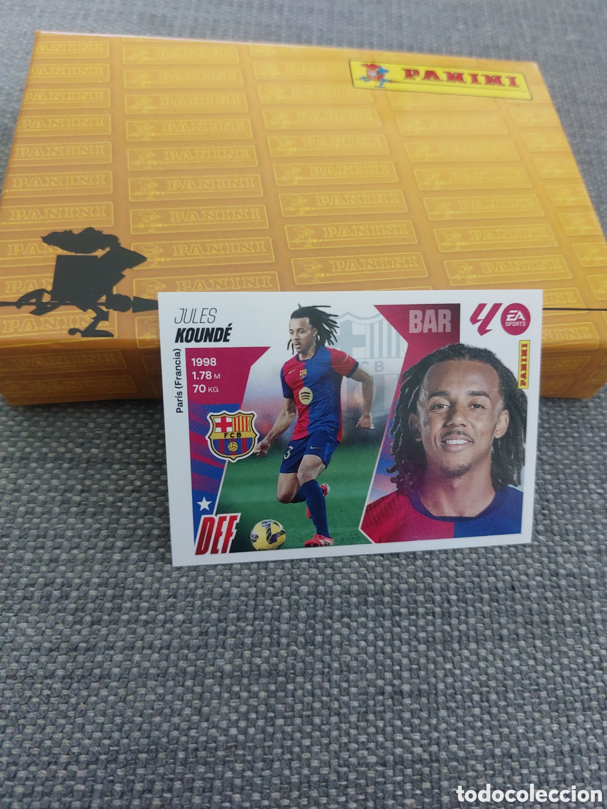 Cromos de f&uacute;tbol: 5 JULES KOUNDE BARCELONA LIGA ESTE 2025 2026 PANINI 25 26