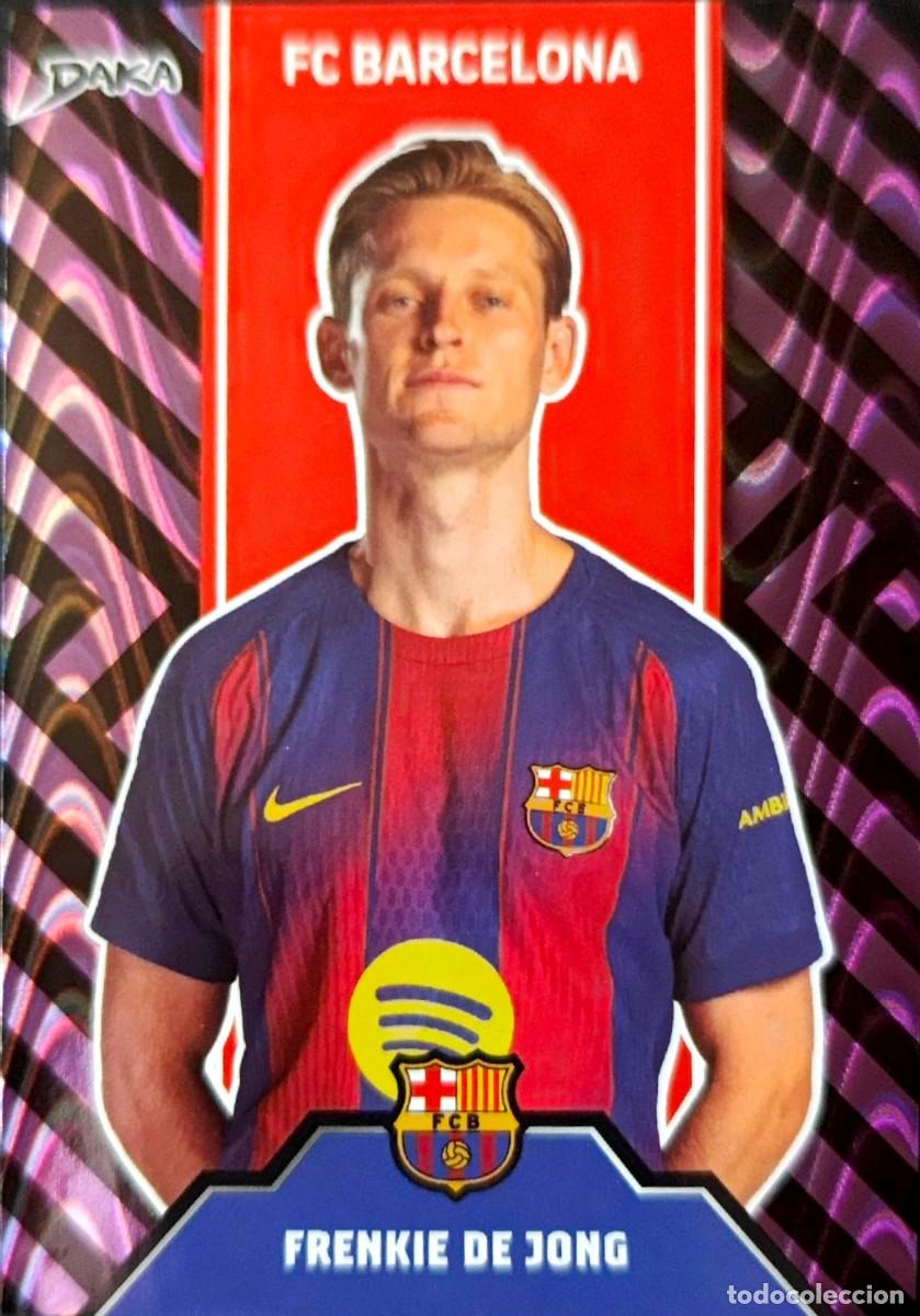 Cromos de f&uacute;tbol: TP-10 Frenkie De Jong - FC Barcelona - Top Audience - Purple Wave Limited 68/175 - Daka 2025 2026