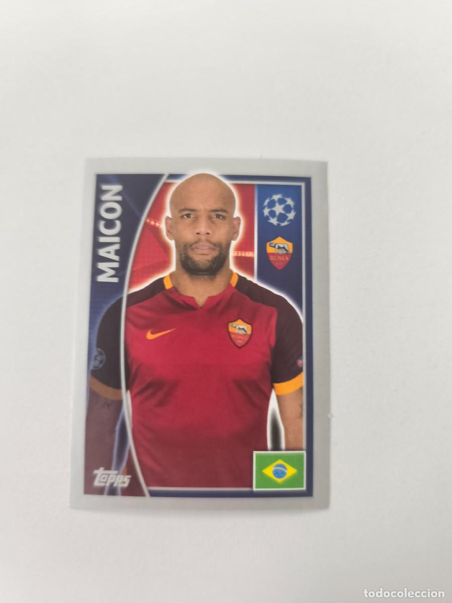 Cromos de f&uacute;tbol: STICKERS CHAMPIONS LEAGUE 16 17 2016 2017 TOPPS MAICON ROMA 337 CJU